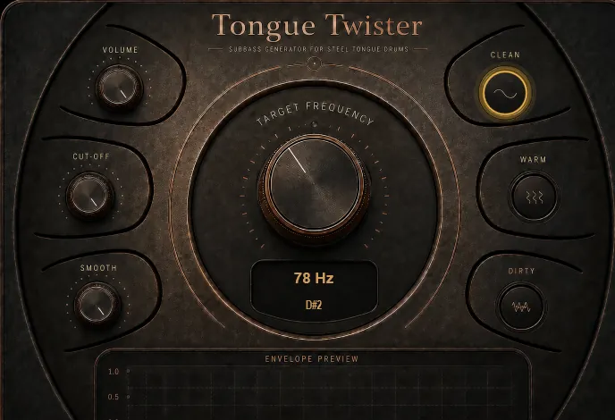 Tongue Twister Audio Plugin User Interface